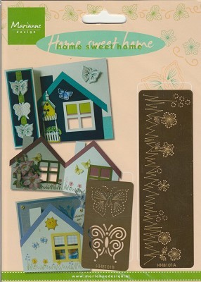 Borduur, Embos en Snij Mal - Home Sweet Home - Marianne Design - HH8101