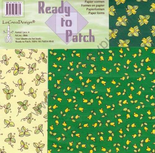 Papier Vormen voor Patchwork op Kaarten