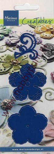 Snij en Embos Bloemen - Ribbon flower 1 - Creatables - Marianne Design - LR0108