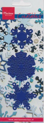 Snij en Embos mal - Finse ijssterren - Creatables - Marianne Design - LR0125