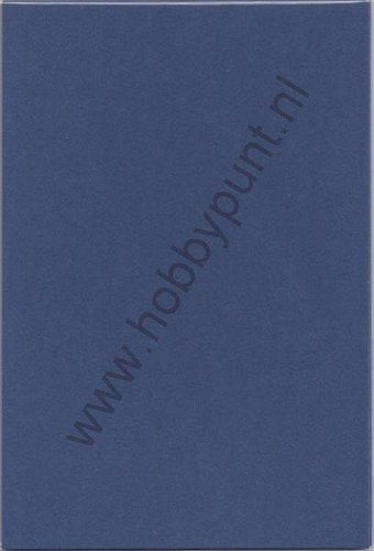 Inlegvel voor Paspartout-Kaart - A6 - Donkerblauw