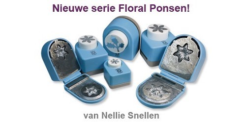 Floral Pons - Set 4  Kerstset Compleet - Nellie Snellen
