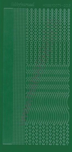 Hobby Dots - Stickervel - Adhesive Green - Serie 2