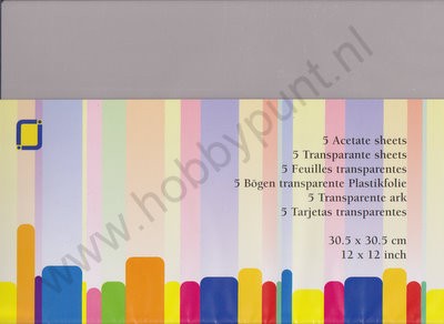 Transparante Vellen 30,5 x 30,5 cm - Jeje