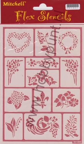 Flex Stencils - Mitchell - Diverse Patronen - 301005B