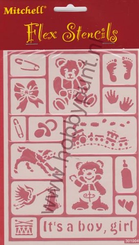Flex Stencils - Mitchell - Geboorte - 301004B
