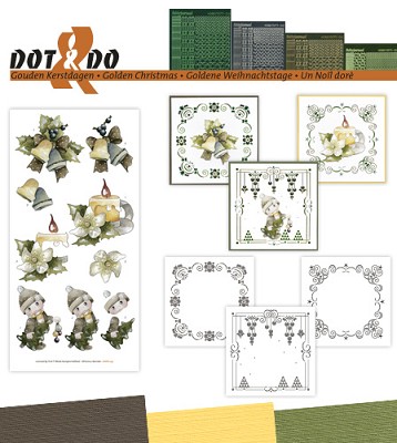 Hobbydots - Dot en Do Set - Marieke - Gouden Kerstdagen - Dodo037