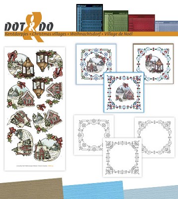 Hobbydots - Dot en Do Set - Yvonne Creations - Kerstdorpen - Dodo-042