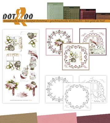 Hobbydots - Dot en Do Set 44 - Precious Marieke - Kerst - Dodo-044