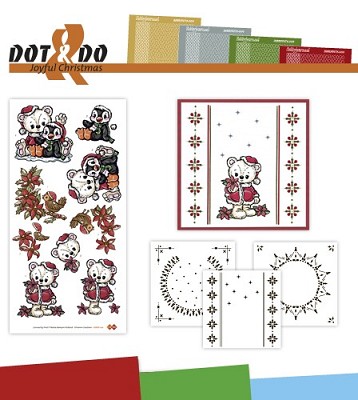 Hobbydots Dot en Do Set Yvonne Joyful Christmas - Dodo-022